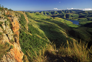 Drakensberg durant l'été