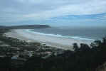 Vers la plage en automne